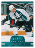 Niklas Sundstrom - San Jose Sharks (NHL Hockey Card) 2002-03 Be A Player First Edition # 77 Mint