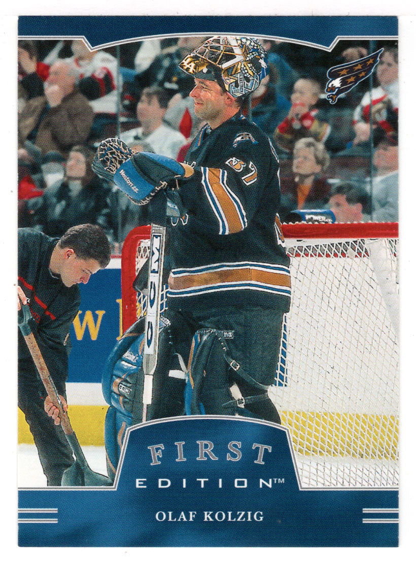 Olaf Kolzig - Washington Capitals (NHL Hockey Card) 2002-03 Be A Player First Edition # 94 Mint