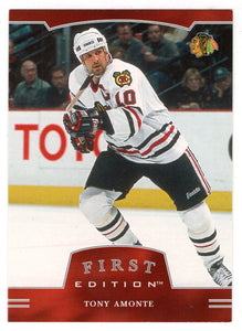 Tony Amonte - Chicago Blackhawks (NHL Hockey Card) 2002-03 Be A Player First Edition # 101 Mint