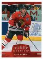 Steven McCarthy - Chicago Blackhawks (NHL Hockey Card) 2002-03 Be A Player First Edition # 108 Mint