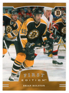 Brian Rolston - Boston Bruins (NHL Hockey Card) 2002-03 Be A Player First Edition # 109 Mint