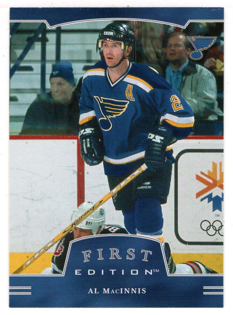 Al MacInnis - St. Louis Blues (NHL Hockey Card) 2002-03 Be A Player First Edition # 118 Mint