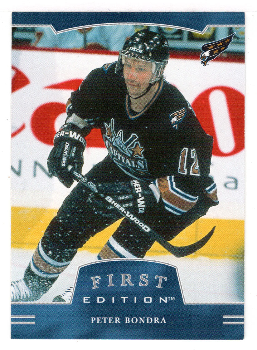Peter Bondra - Washington Capitals (NHL Hockey Card) 2002-03 Be A Player First Edition # 143 Mint