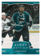 Owen Nolan - San Jose Sharks (NHL Hockey Card) 2002-03 Be A Player First Edition # 156 Mint