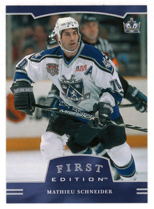 Mathieu Schneider - Los Angeles Kings (NHL Hockey Card) 2002-03 Be A Player First Edition # 170 Mint