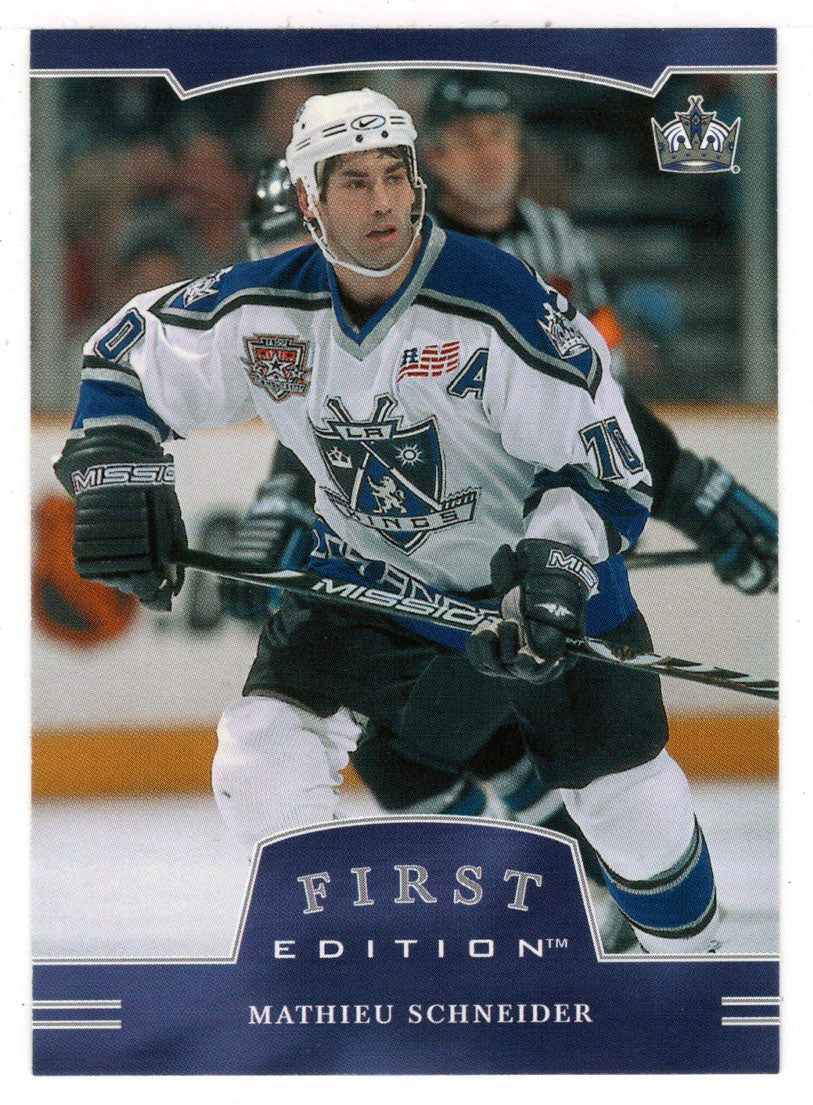 Mathieu Schneider - Los Angeles Kings (NHL Hockey Card) 2002-03 Be A Player First Edition # 170 Mint