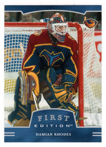 Damian Rhodes - Atlanta Thrashers (NHL Hockey Card) 2002-03 Be A Player First Edition # 176 Mint