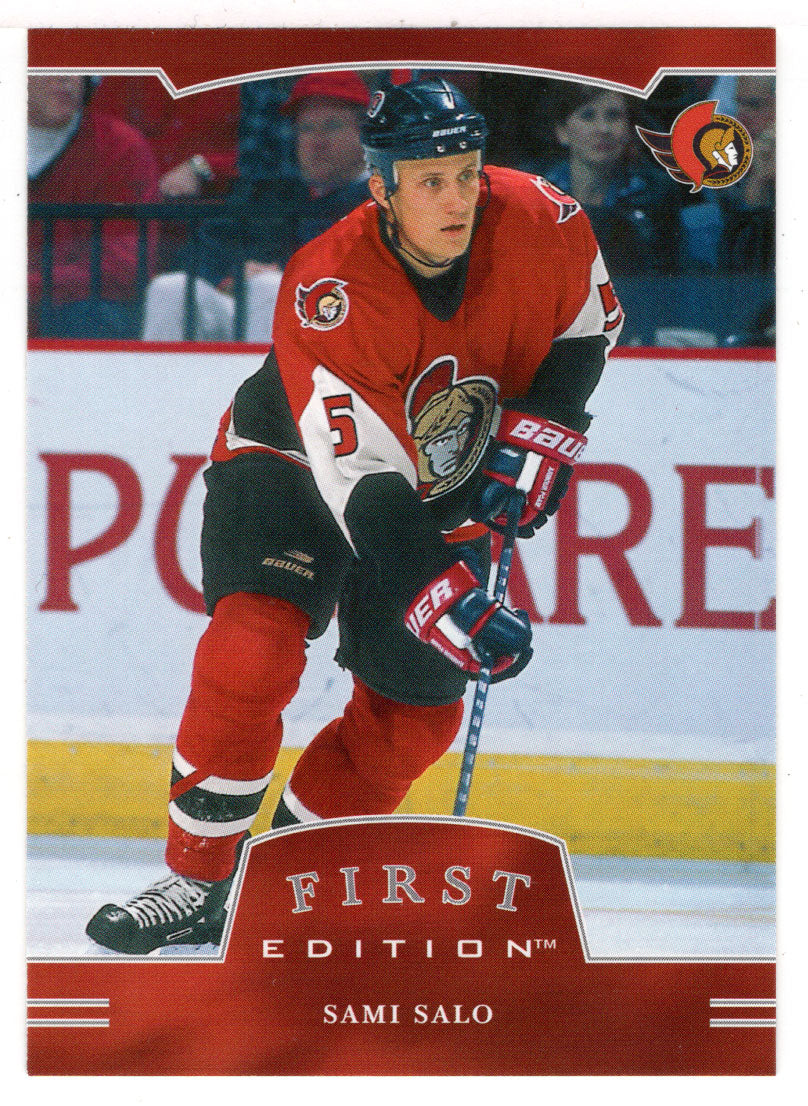 Sami Salo - Ottawa Senators (NHL Hockey Card) 2002-03 Be A Player First Edition # 178 Mint