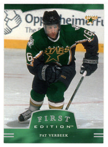 Pat Verbeek - Dallas Stars (NHL Hockey Card) 2002-03 Be A Player First Edition # 202 Mint