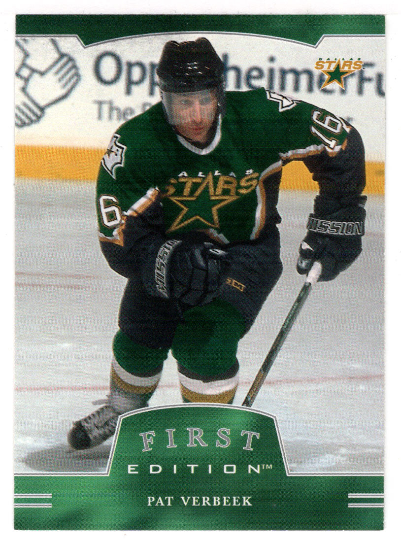 Pat Verbeek - Dallas Stars (NHL Hockey Card) 2002-03 Be A Player First Edition # 202 Mint