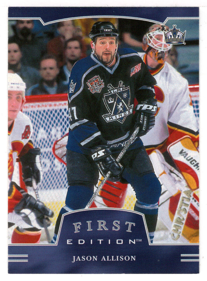 Jason Allison - Los Angeles Kings (NHL Hockey Card) 2002-03 Be A Player First Edition # 216 Mint
