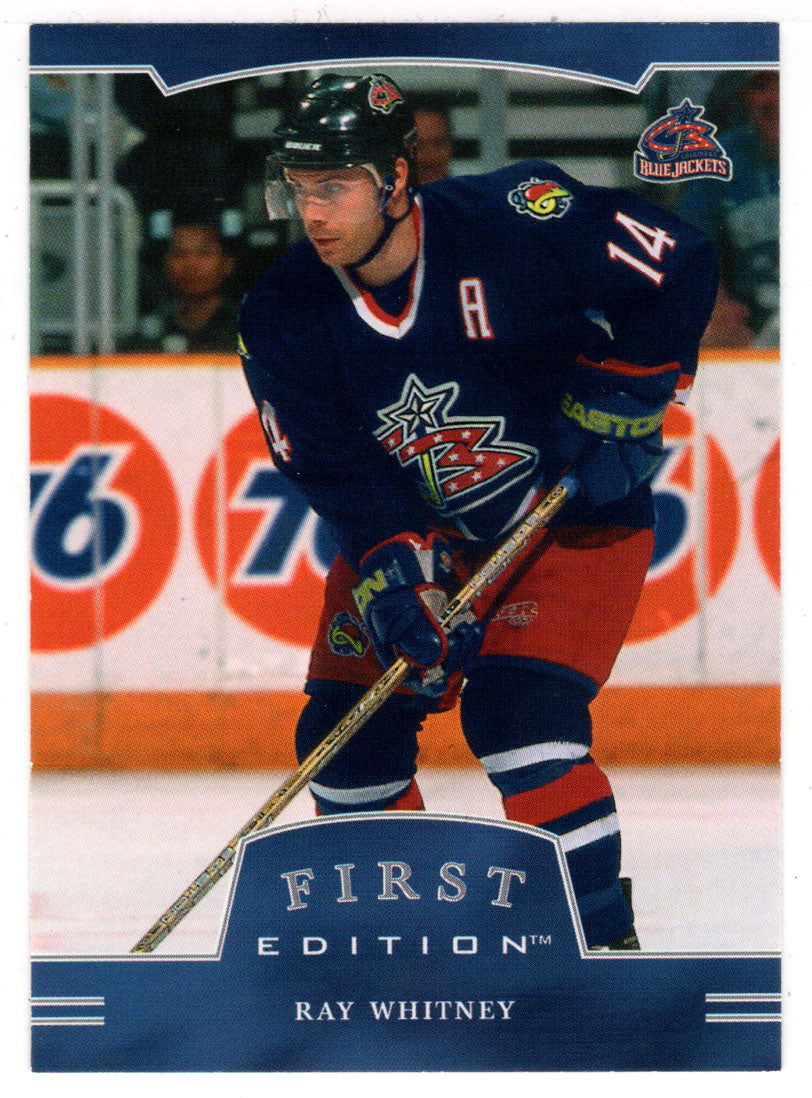 Ray Whitney - Columbus Blue Jackets (NHL Hockey Card) 2002-03 Be A Player First Edition # 217 Mint