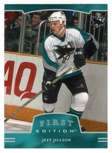 Jeff Jillson - San Jose Sharks (NHL Hockey Card) 2002-03 Be A Player First Edition # 227 Mint