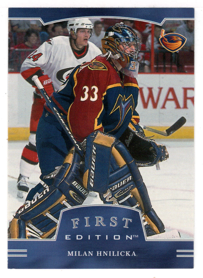 Milan Hnilicka - Atlanta Thrashers (NHL Hockey Card) 2002-03 Be A Player First Edition # 229 Mint