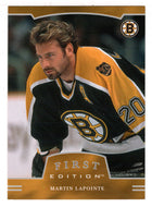 Martin Lapointe - Boston Bruins (NHL Hockey Card) 2002-03 Be A Player First Edition # 230 Mint
