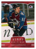 Darius Kasparaitis - Colorado Avalanche (NHL Hockey Card) 2002-03 Be A Player First Edition # 245 Mint