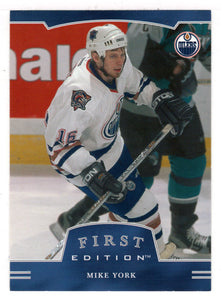Mike York - Edmonton Oilers (NHL Hockey Card) 2002-03 Be A Player First Edition # 246 Mint