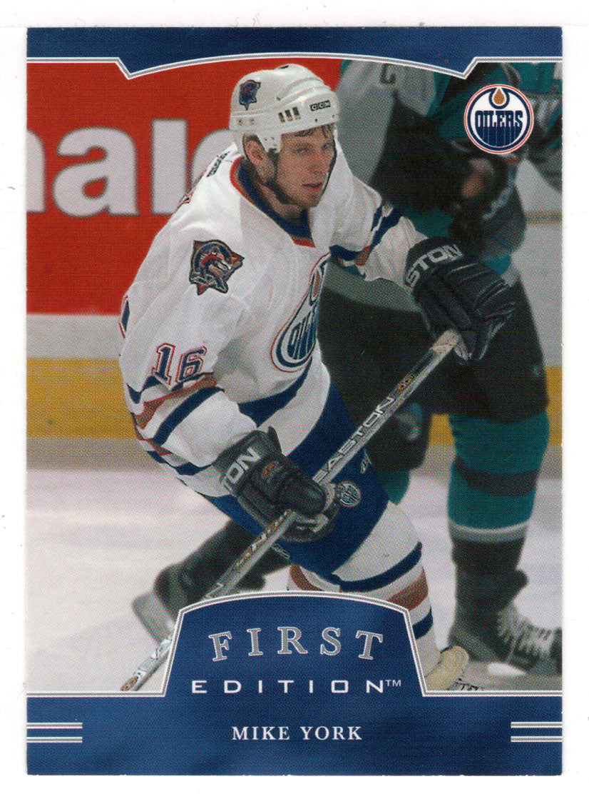 Mike York - Edmonton Oilers (NHL Hockey Card) 2002-03 Be A Player First Edition # 246 Mint