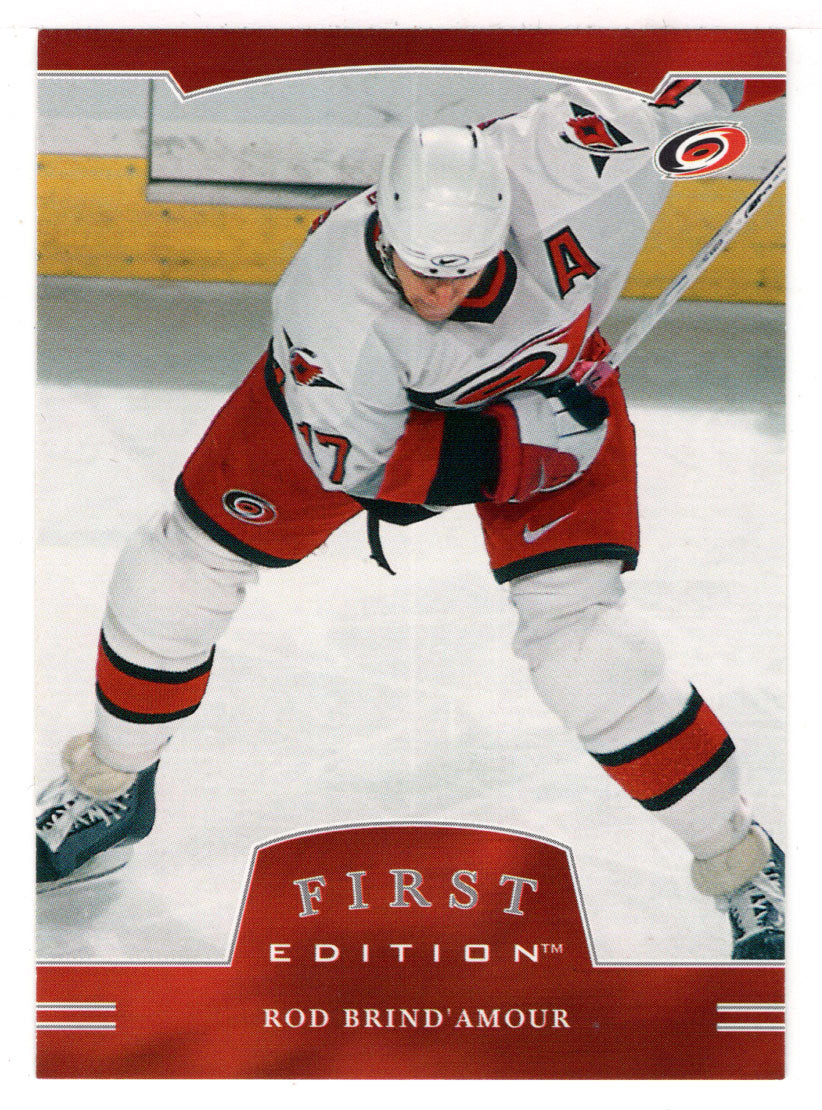 Rod Brind'Amour - Carolina Hurricanes (NHL Hockey Card) 2002-03 Be A Player First Edition # 278 Mint