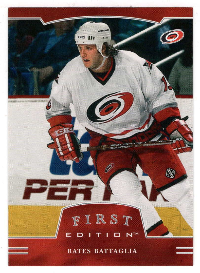 Bates Battaglia - Carolina Hurricanes (NHL Hockey Card) 2002-03 Be A Player First Edition # 295 Mint