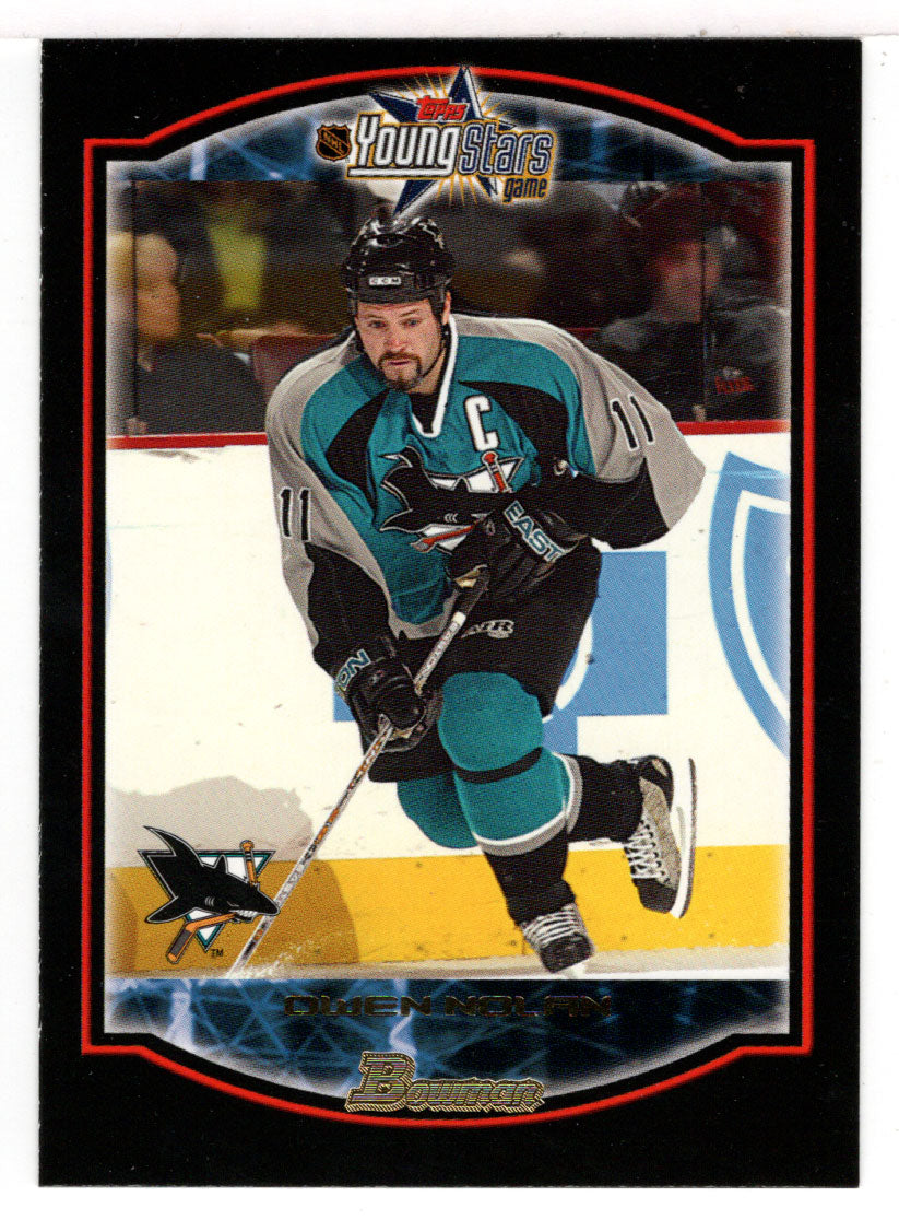 Owen Nolan - San Jose Sharks (NHL Hockey Card) 2002-03 Bowman Youngstars # 21 Mint