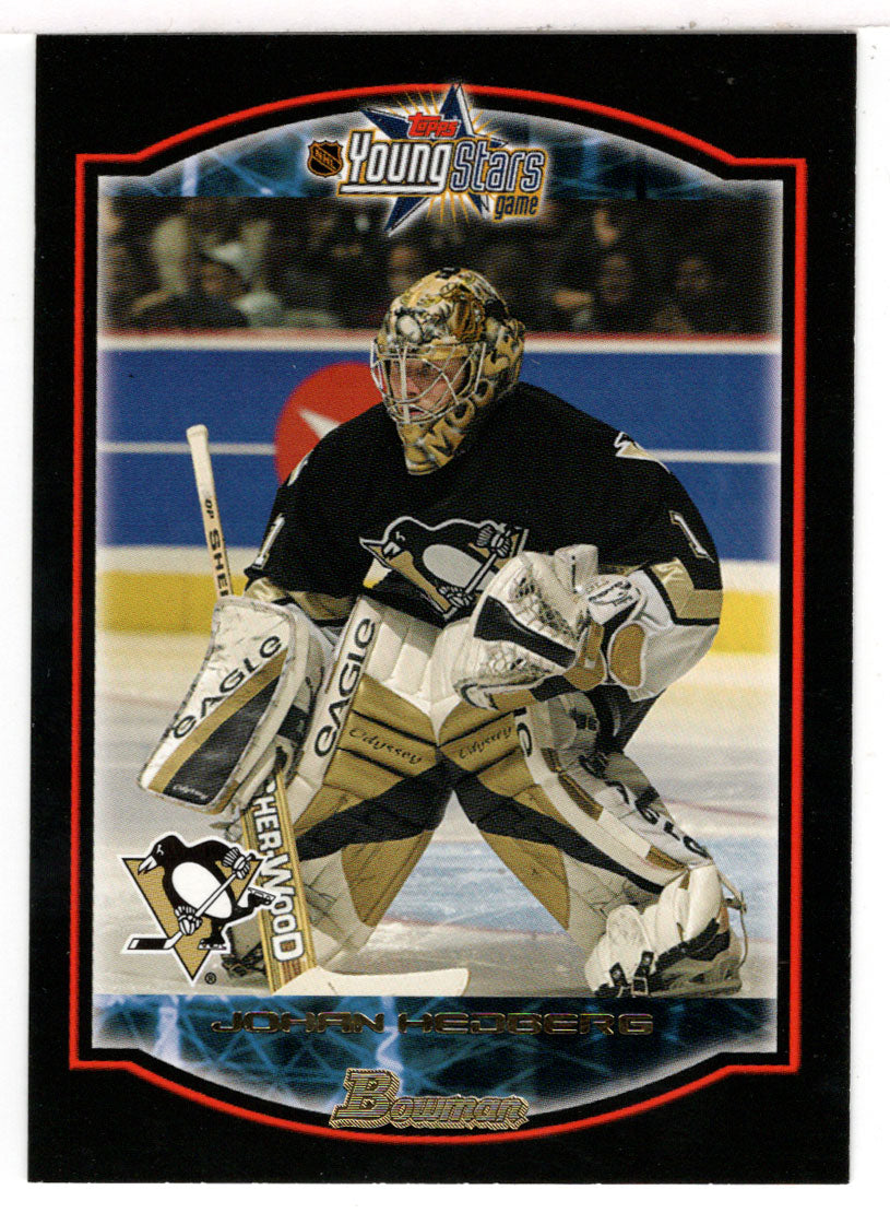 Johan Hedberg - Pittsburgh Penguins (NHL Hockey Card) 2002-03 Bowman Youngstars # 63 Mint