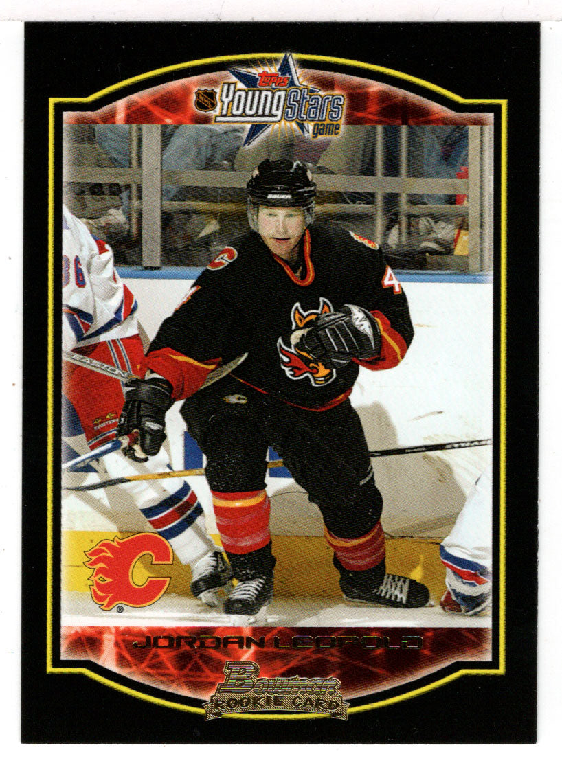 Jordan Leopold RC - Calgary Flames (NHL Hockey Card) 2002-03 Bowman Youngstars # 117 Mint