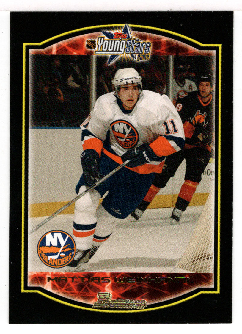 Mattias Weinhandl - New York Islanders (NHL Hockey Card) 2002-03 Bowman Youngstars # 156 Mint