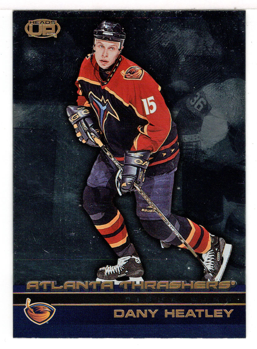 Dany Heatley - Atlanta Thrashers (NHL Hockey Card) 2002-03 Heads Up # 4 Mint