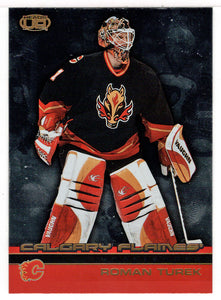 Roman Turek - Calgary Flames (NHL Hockey Card) 2002-03 Heads Up # 18 Mint