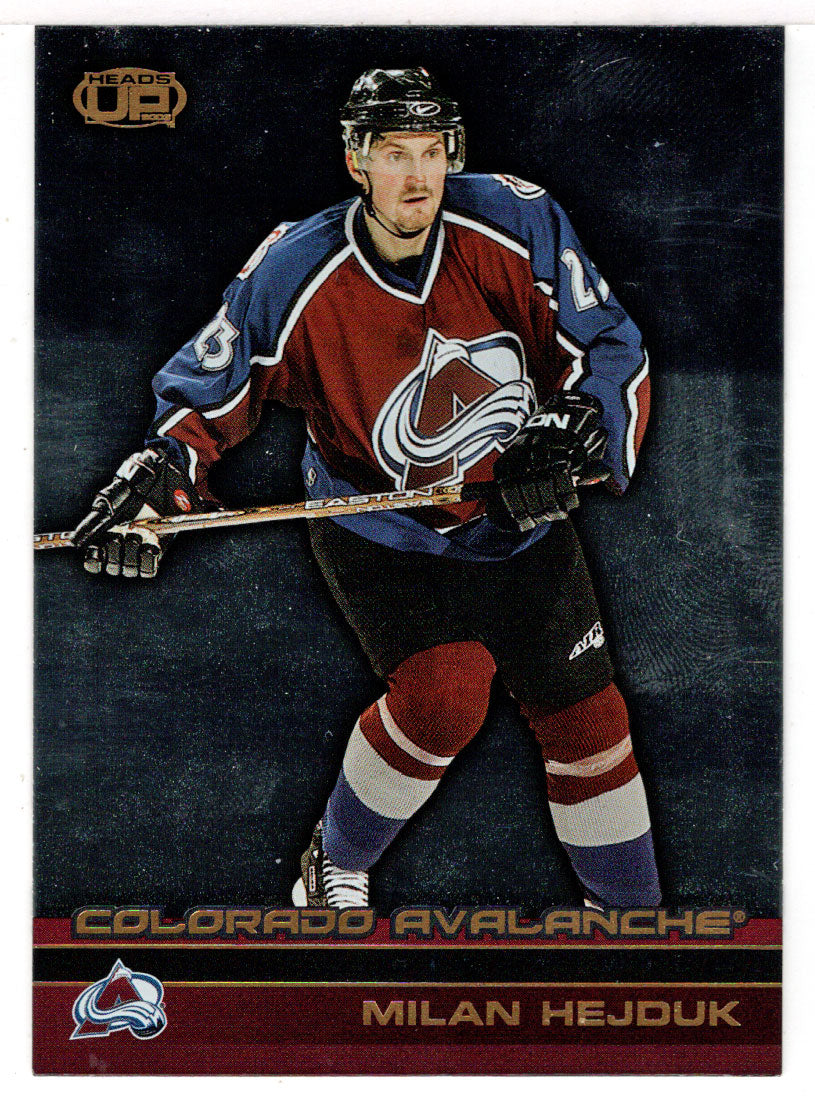 Milan Hejduk - Colorado Avalanche (NHL Hockey Card) 2002-03 Heads Up # 31 Mint