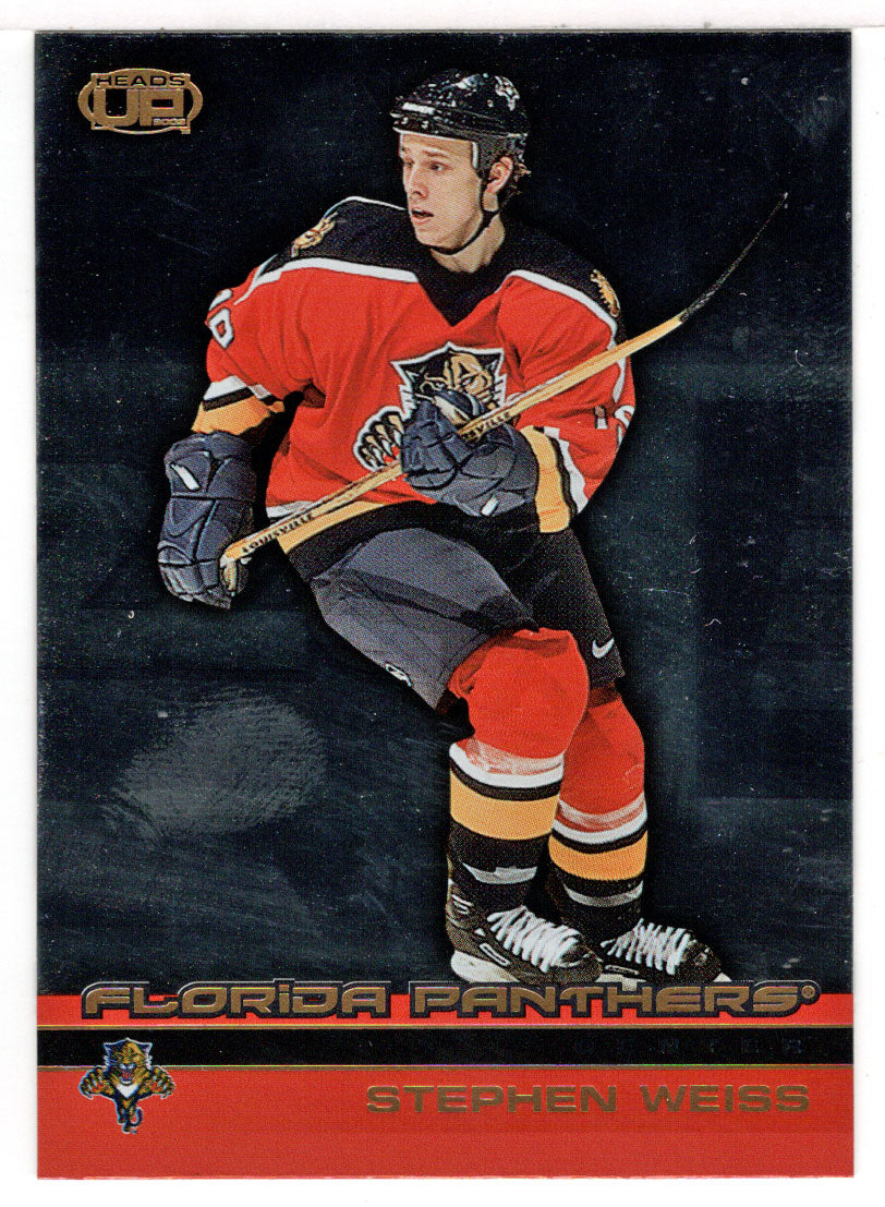 Stephen Weiss - Florida Panthers (NHL Hockey Card) 2002-03 Heads Up # 54 Mint