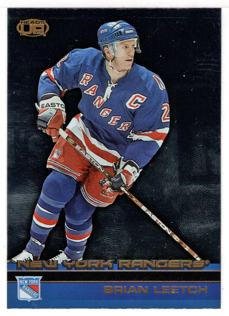 Brian Leetch - New York Rangers (NHL Hockey Card) 2002-03 Heads Up # 81 Mint