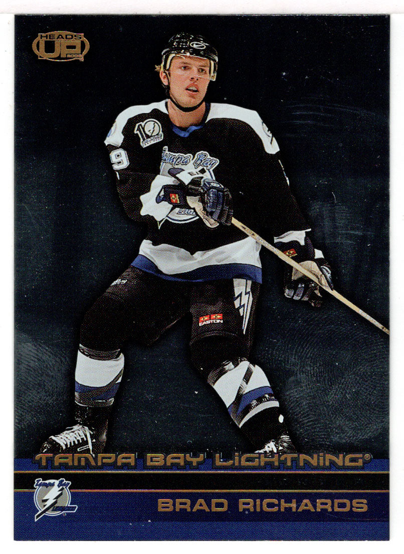 Brad Richards - Tampa Bay Lightning (NHL Hockey Card) 2002-03 Heads Up # 113 Mint