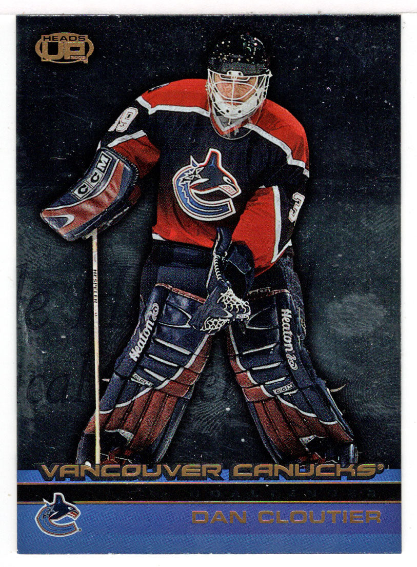 Dan Cloutier - Vancouver Canucks (NHL Hockey Card) 2002-03 Heads Up # 120 Mint