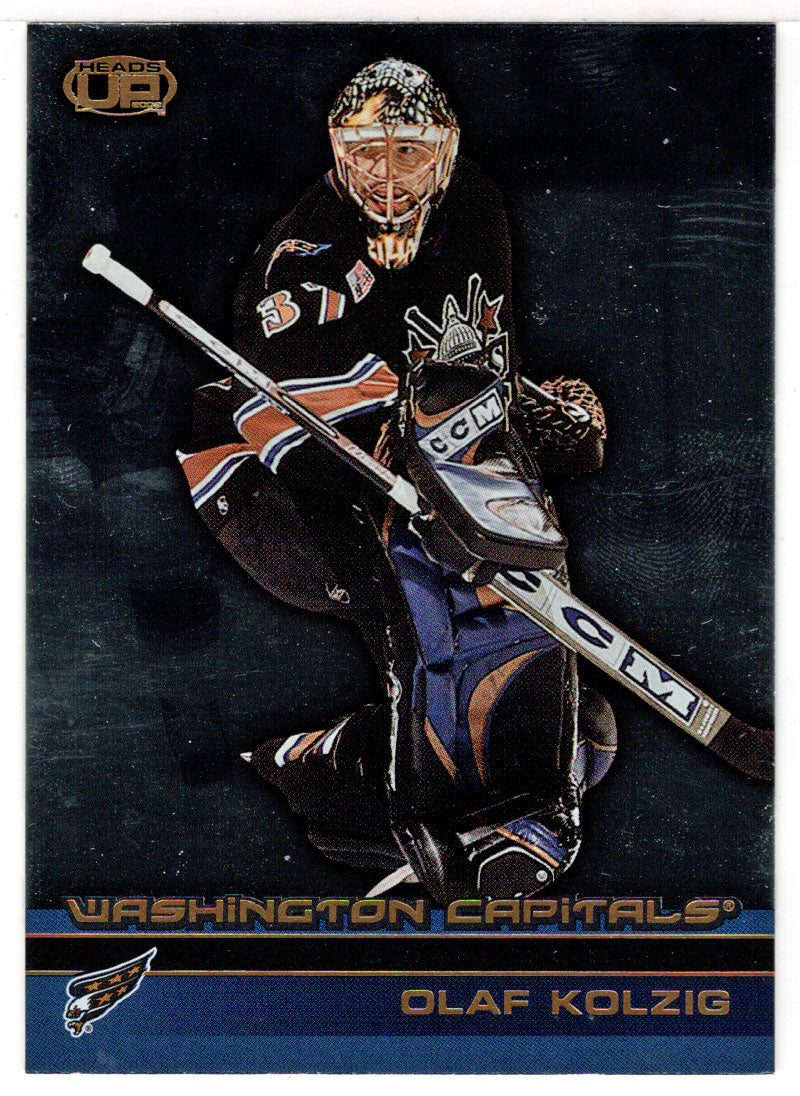 Olaf Kolzig - Washington Capitals (NHL Hockey Card) 2002-03 Heads Up # 125 Mint