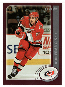 Ron Francis - Carolina Hurricanes (NHL Hockey Card) 2002-03 O-Pee-Chee # 19 Mint
