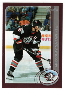 Miroslav Satan - Buffalo Sabres (NHL Hockey Card) 2002-03 O-Pee-Chee # 20 Mint