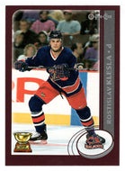 Rostislav Klesla - Columbus Blue Jackets (NHL Hockey Card) 2002-03 O-Pee-Chee # 21 Mint