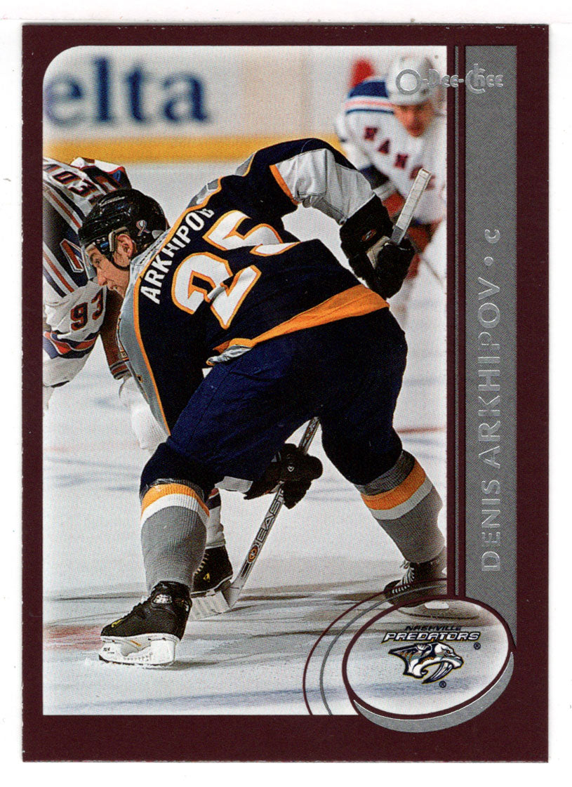 Denis Arkhipov - Nashville Predators (NHL Hockey Card) 2002-03 O-Pee-Chee # 48 Mint