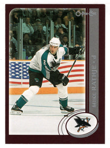 Mike Rathje - San Jose Sharks (NHL Hockey Card) 2002-03 O-Pee-Chee # 50 Mint