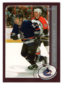 Mattias Ohlund - Vancouver Canucks (NHL Hockey Card) 2002-03 O-Pee-Chee # 51 Mint
