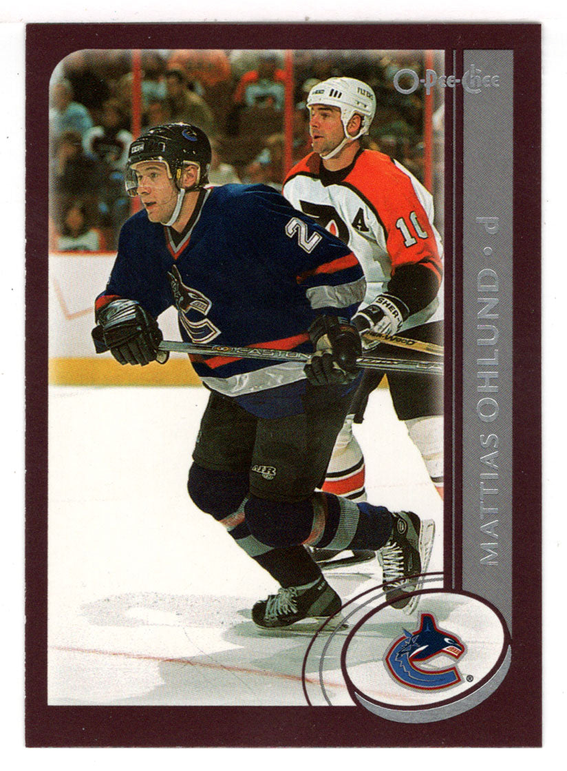 Mattias Ohlund - Vancouver Canucks (NHL Hockey Card) 2002-03 O-Pee-Chee # 51 Mint