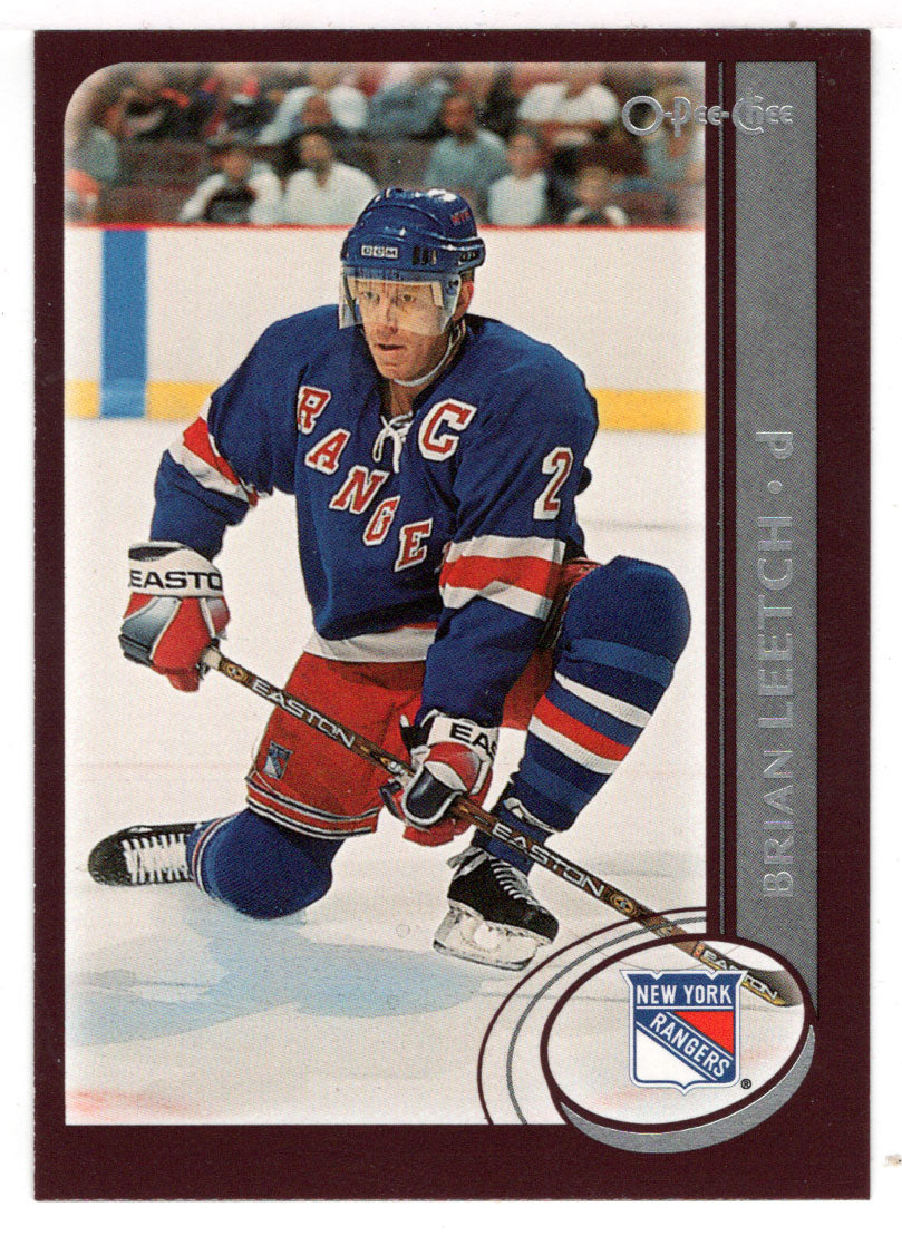 Brian Leetch - New York Rangers (NHL Hockey Card) 2002-03 O-Pee-Chee # 57 Mint