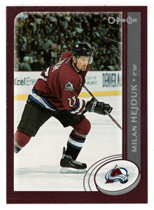 Milan Hejduk - Colorado Avalanche (NHL Hockey Card) 2002-03 O-Pee-Chee # 99 Mint