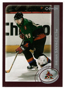 Brian Savage - Phoenix Coyotes (NHL Hockey Card) 2002-03 O-Pee-Chee # 120 Mint