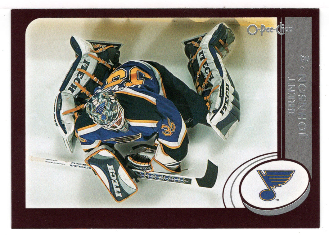 Brent Johnson - St. Louis Blues (NHL Hockey Card) 2002-03 O-Pee-Chee # 122 Mint