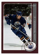 Janne Niinimaa - Edmonton Oilers (NHL Hockey Card) 2002-03 O-Pee-Chee # 125 Mint