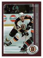Sergei Samsonov - Boston Bruins (NHL Hockey Card) 2002-03 O-Pee-Chee # 134 Mint