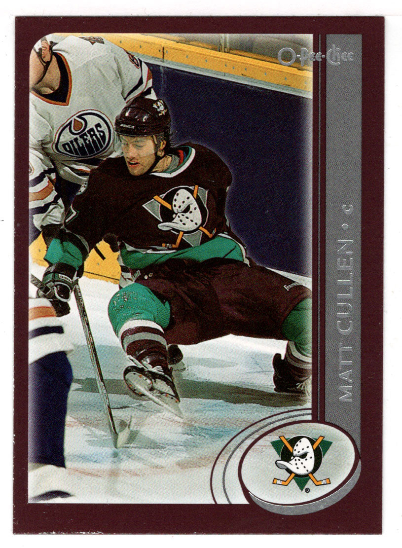 Matt Cullen - Anaheim Ducks (NHL Hockey Card) 2002-03 O-Pee-Chee # 139 Mint